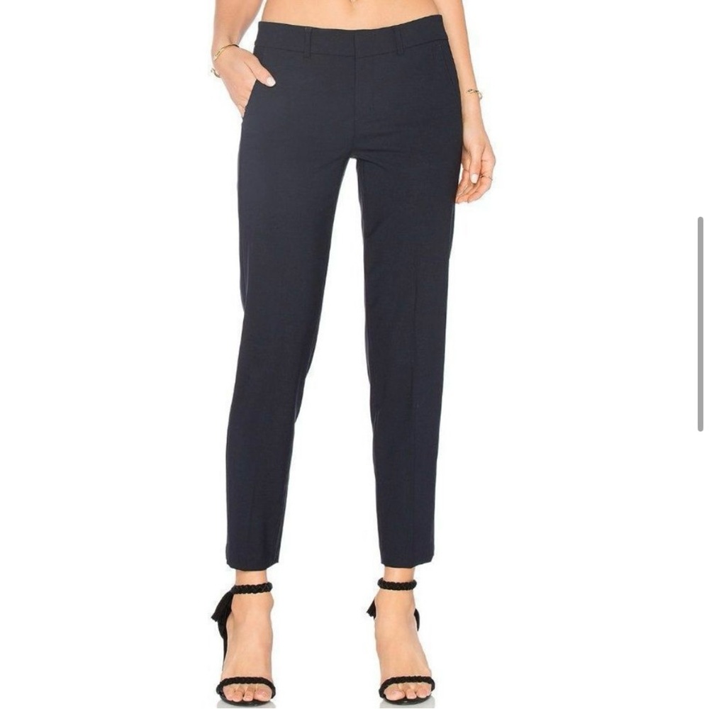 Vince Side Strapping Midrise Trousers - Black Women’s Size 0